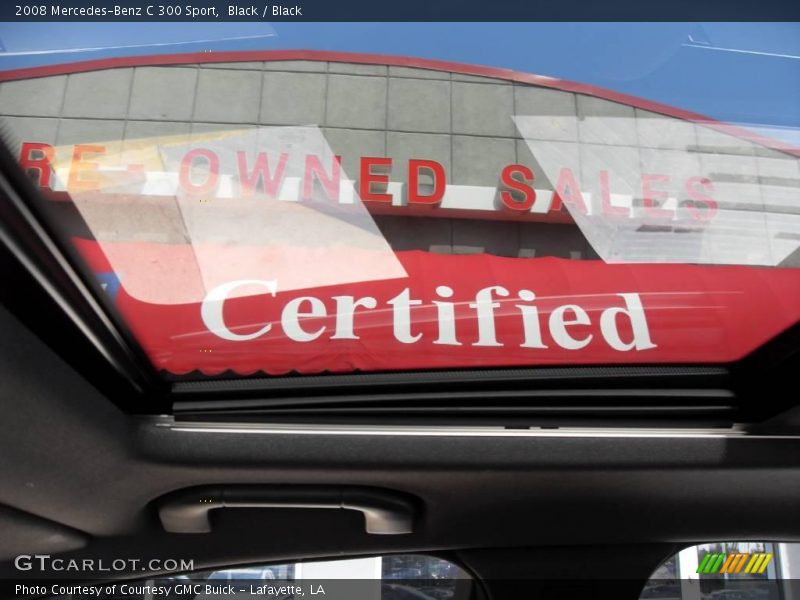 Black / Black 2008 Mercedes-Benz C 300 Sport