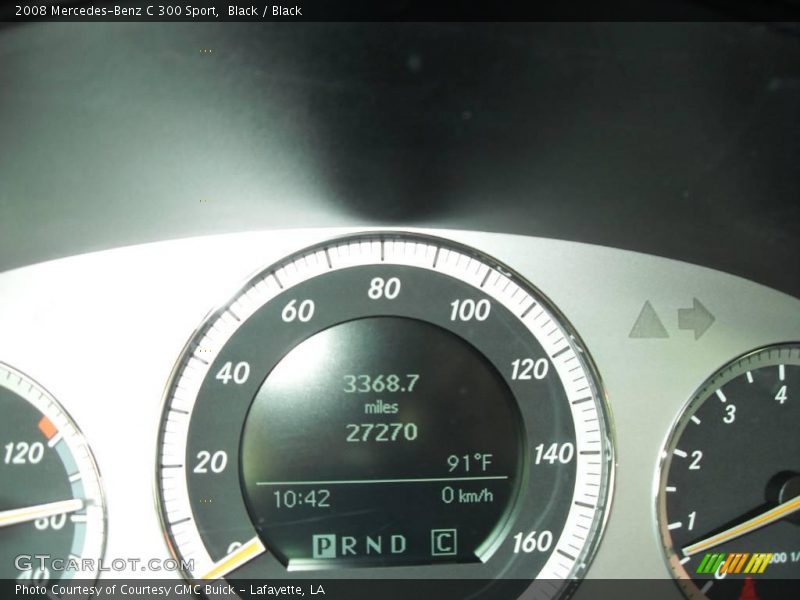 Black / Black 2008 Mercedes-Benz C 300 Sport