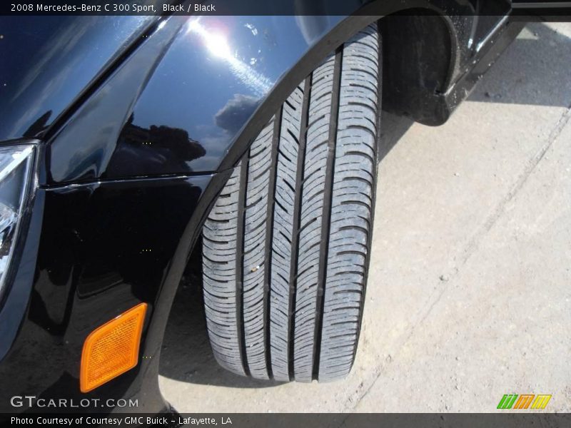 Black / Black 2008 Mercedes-Benz C 300 Sport