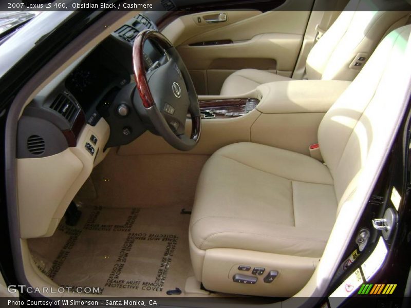 Obsidian Black / Cashmere 2007 Lexus LS 460