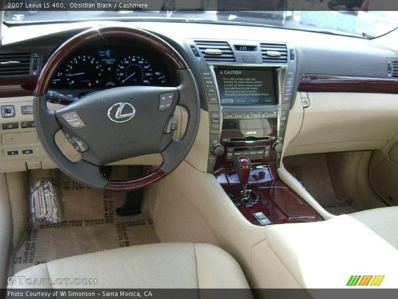 Obsidian Black / Cashmere 2007 Lexus LS 460