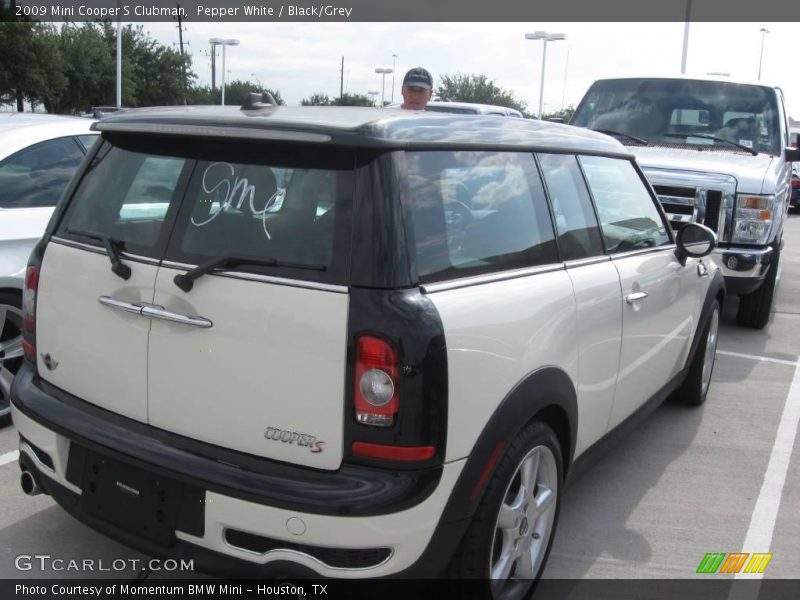 Pepper White / Black/Grey 2009 Mini Cooper S Clubman