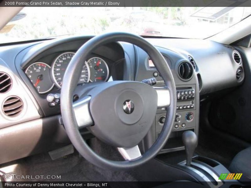 Shadow Gray Metallic / Ebony 2008 Pontiac Grand Prix Sedan