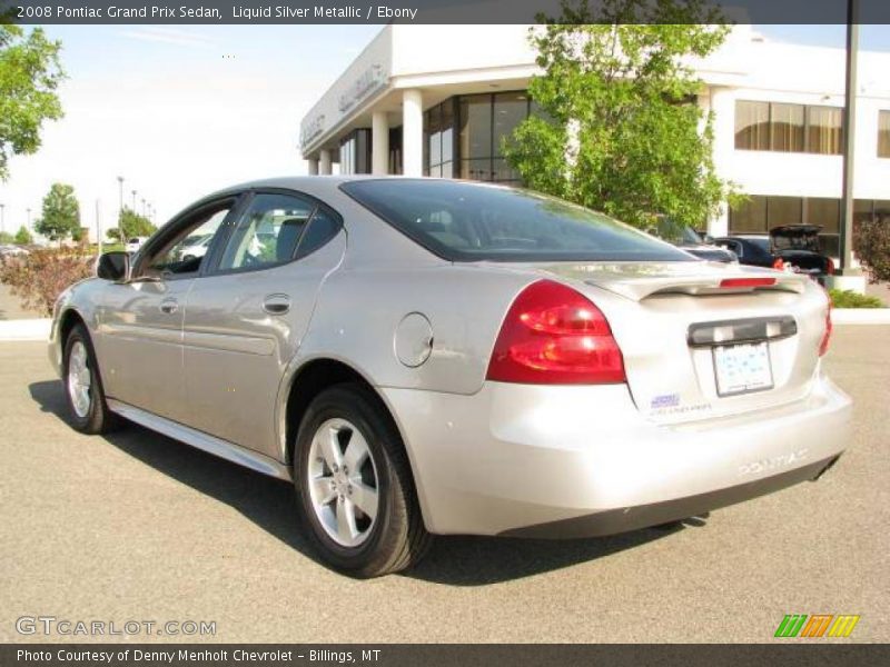 Liquid Silver Metallic / Ebony 2008 Pontiac Grand Prix Sedan