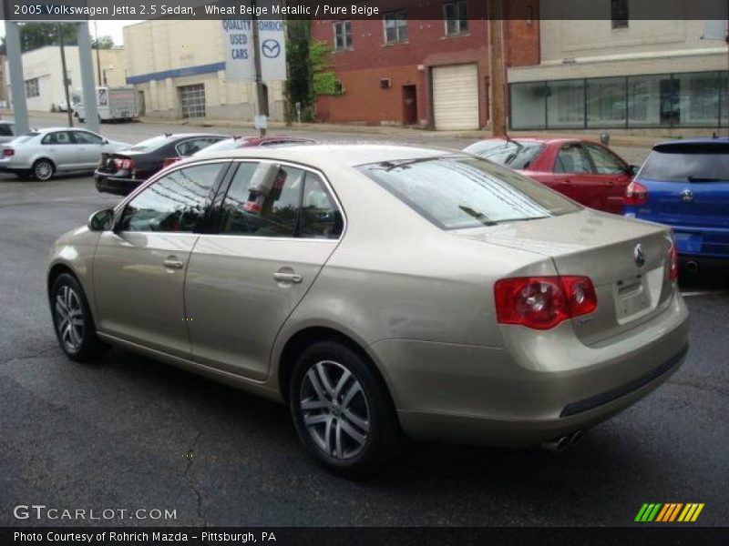 Wheat Beige Metallic / Pure Beige 2005 Volkswagen Jetta 2.5 Sedan