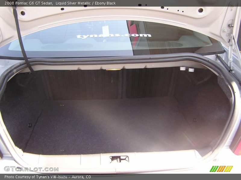 Liquid Silver Metallic / Ebony Black 2008 Pontiac G6 GT Sedan