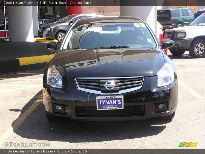 Super Black / Charcoal Black 2008 Nissan Maxima 3.5 SE