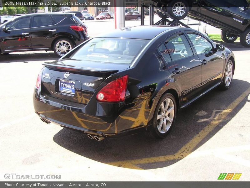 Super Black / Charcoal Black 2008 Nissan Maxima 3.5 SE