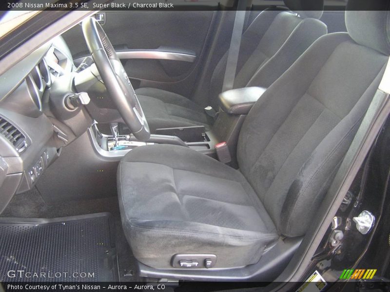 Super Black / Charcoal Black 2008 Nissan Maxima 3.5 SE