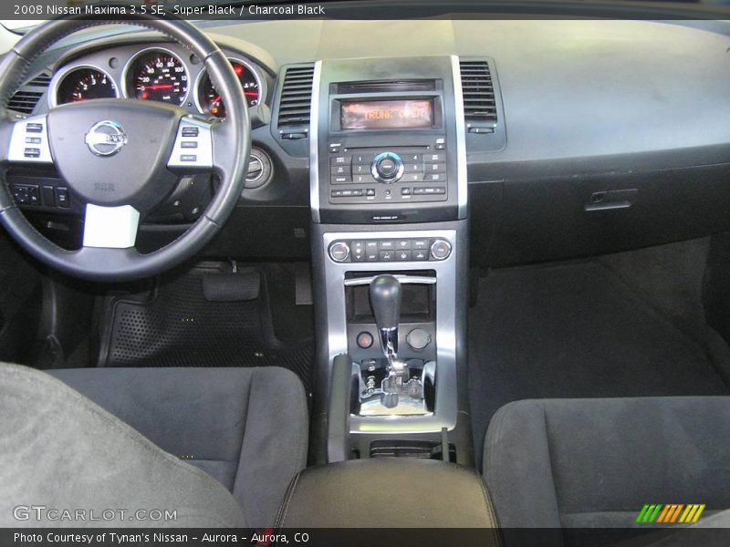 Super Black / Charcoal Black 2008 Nissan Maxima 3.5 SE