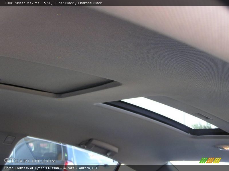 Super Black / Charcoal Black 2008 Nissan Maxima 3.5 SE