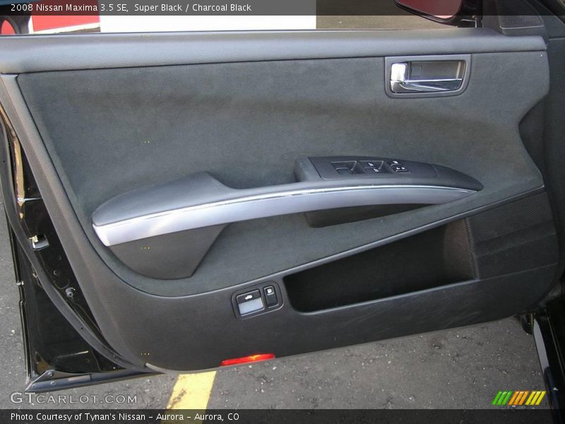 Super Black / Charcoal Black 2008 Nissan Maxima 3.5 SE