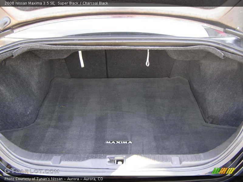 Super Black / Charcoal Black 2008 Nissan Maxima 3.5 SE
