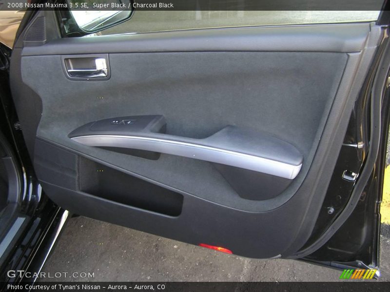 Super Black / Charcoal Black 2008 Nissan Maxima 3.5 SE