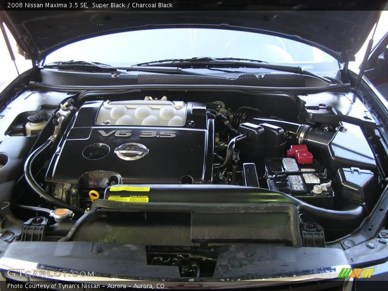 Super Black / Charcoal Black 2008 Nissan Maxima 3.5 SE