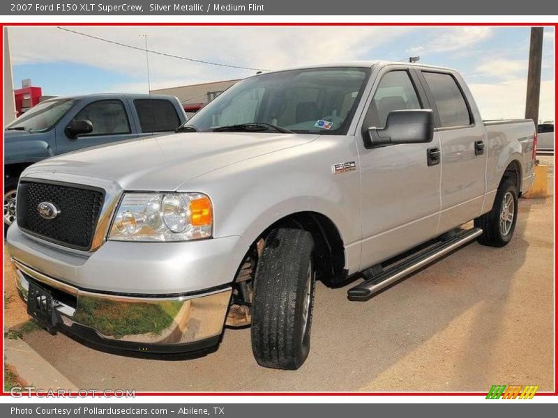 Silver Metallic / Medium Flint 2007 Ford F150 XLT SuperCrew