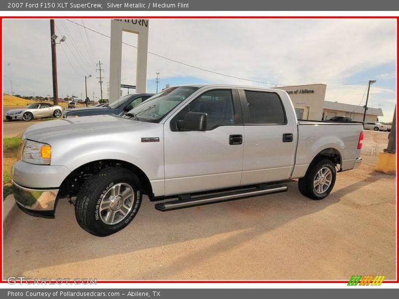 Silver Metallic / Medium Flint 2007 Ford F150 XLT SuperCrew