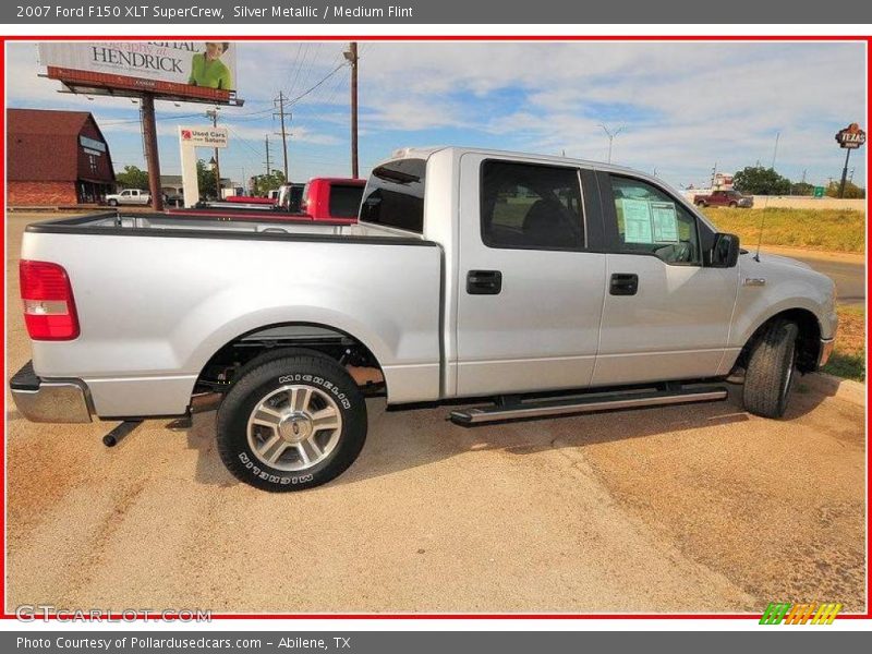 Silver Metallic / Medium Flint 2007 Ford F150 XLT SuperCrew