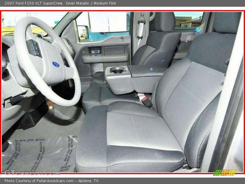 Silver Metallic / Medium Flint 2007 Ford F150 XLT SuperCrew