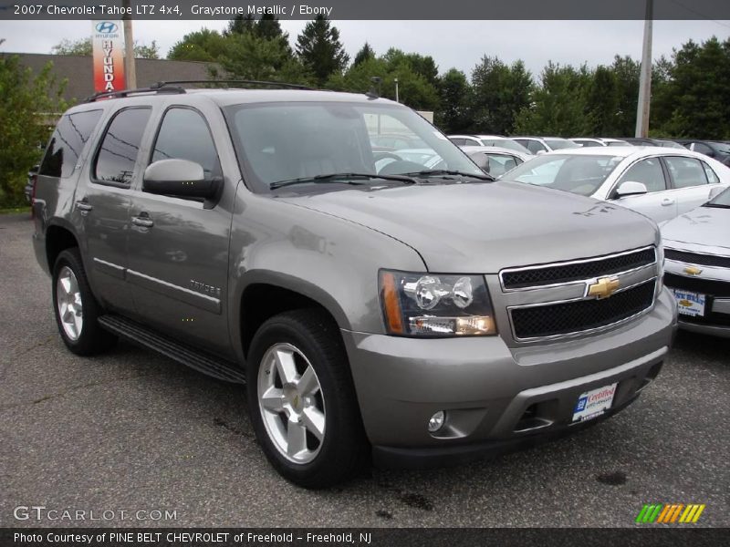 Graystone Metallic / Ebony 2007 Chevrolet Tahoe LTZ 4x4