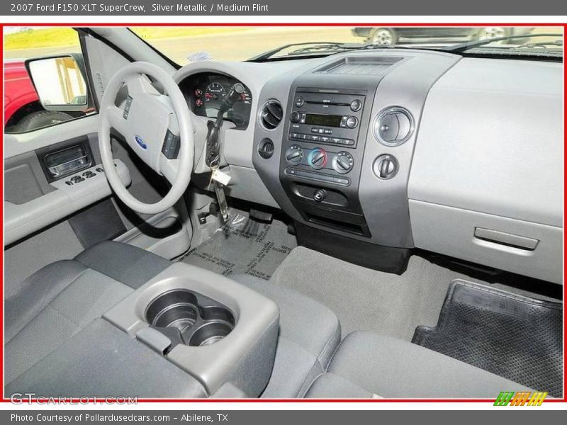 Silver Metallic / Medium Flint 2007 Ford F150 XLT SuperCrew