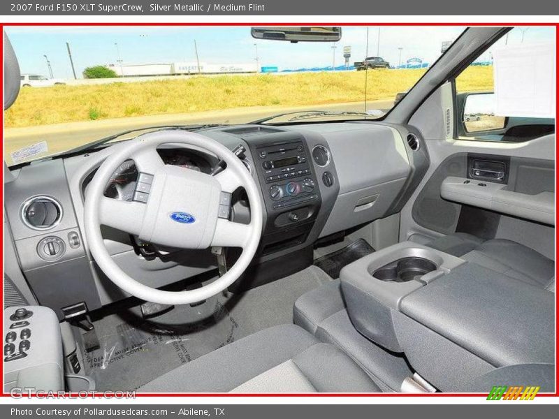 Silver Metallic / Medium Flint 2007 Ford F150 XLT SuperCrew