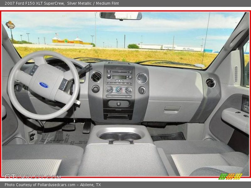 Silver Metallic / Medium Flint 2007 Ford F150 XLT SuperCrew