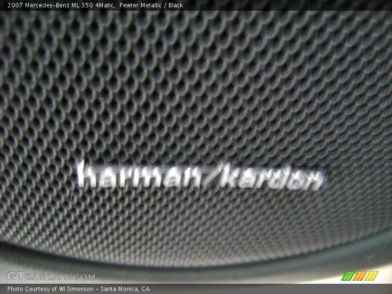 Pewter Metallic / Black 2007 Mercedes-Benz ML 350 4Matic