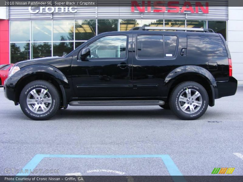 Super Black / Graphite 2010 Nissan Pathfinder SE