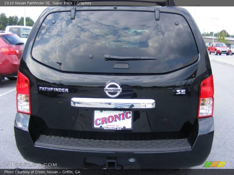 Super Black / Graphite 2010 Nissan Pathfinder SE