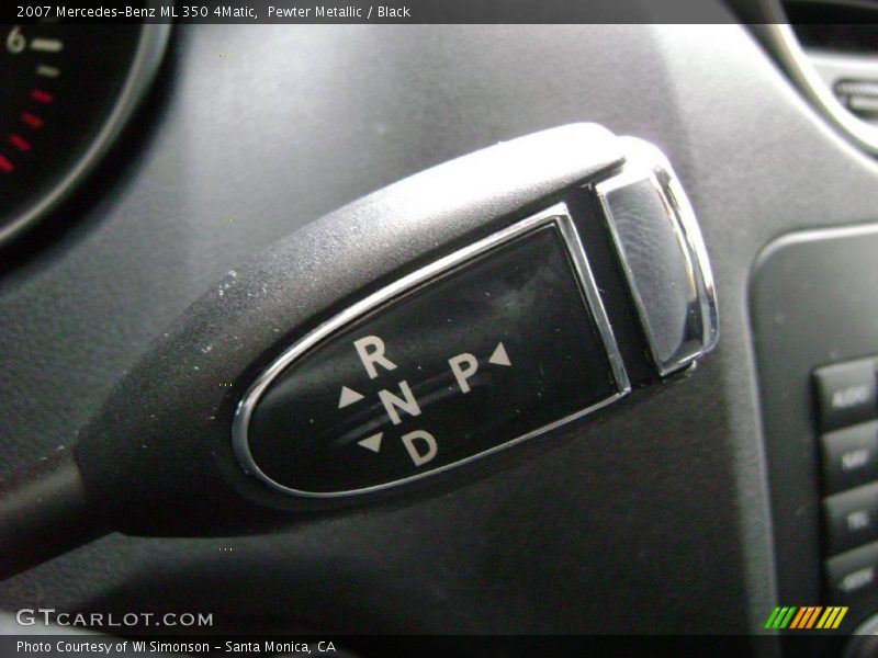 Pewter Metallic / Black 2007 Mercedes-Benz ML 350 4Matic