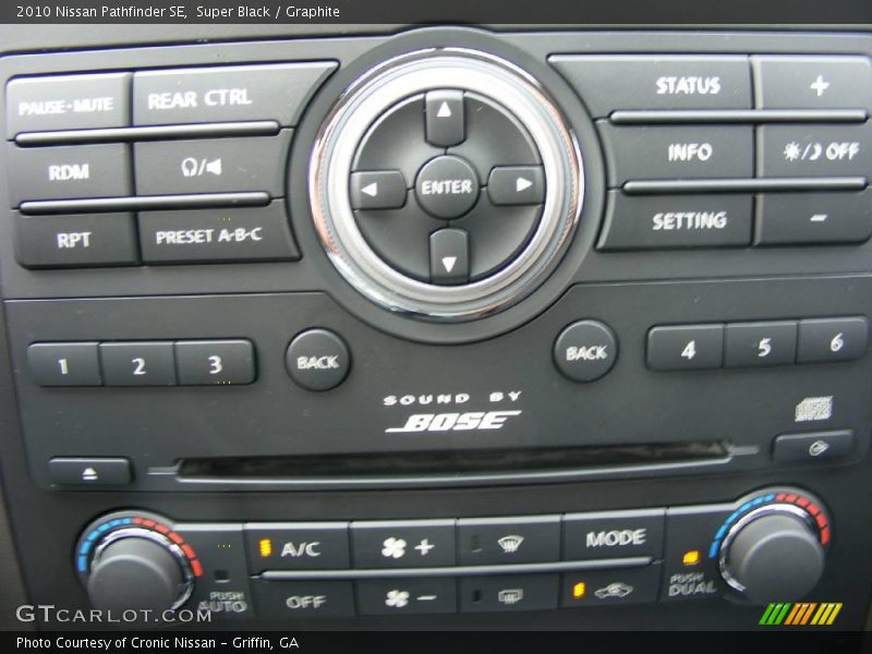 Super Black / Graphite 2010 Nissan Pathfinder SE