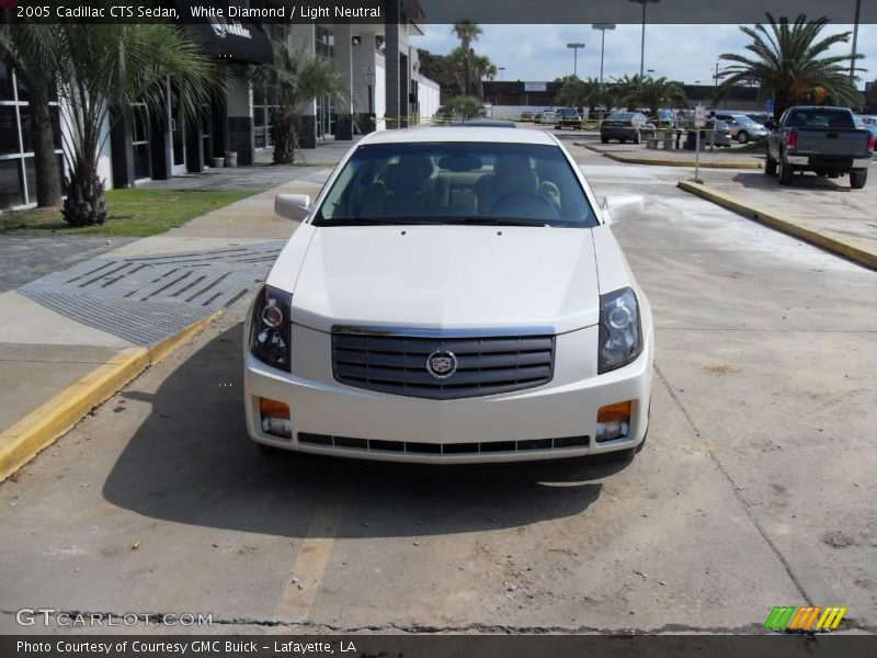 White Diamond / Light Neutral 2005 Cadillac CTS Sedan