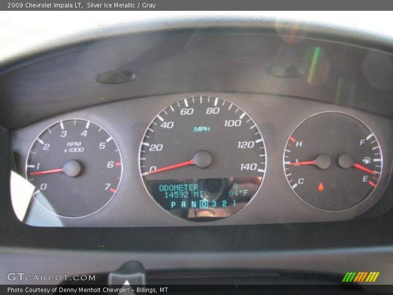 Silver Ice Metallic / Gray 2009 Chevrolet Impala LT