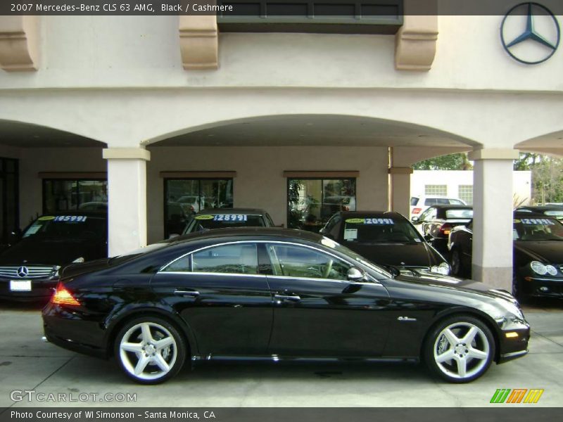 Black / Cashmere 2007 Mercedes-Benz CLS 63 AMG
