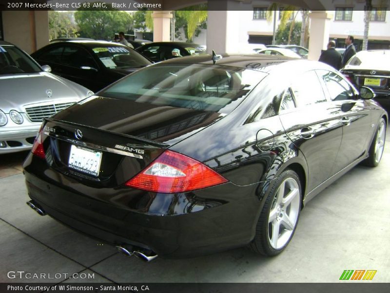 Black / Cashmere 2007 Mercedes-Benz CLS 63 AMG