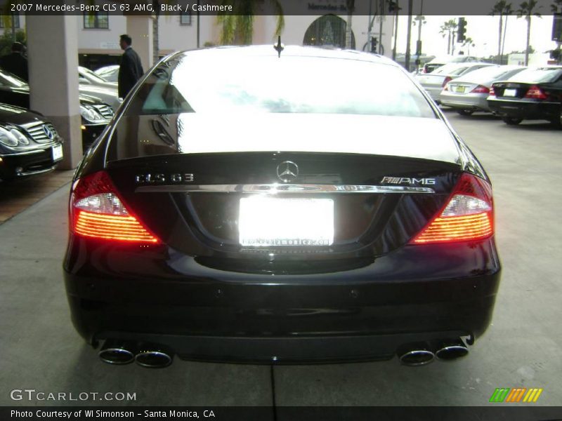 Black / Cashmere 2007 Mercedes-Benz CLS 63 AMG