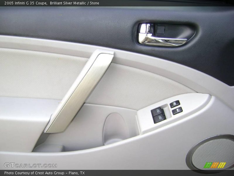 Brilliant Silver Metallic / Stone 2005 Infiniti G 35 Coupe