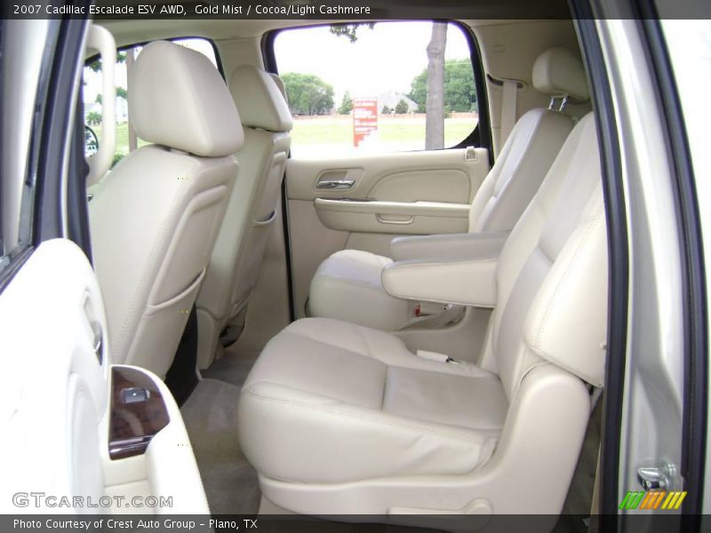 Gold Mist / Cocoa/Light Cashmere 2007 Cadillac Escalade ESV AWD