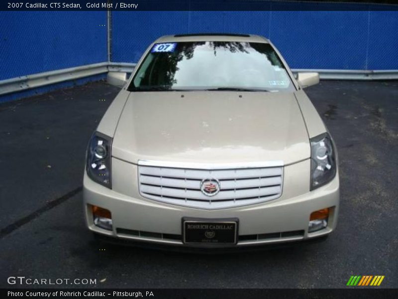 Gold Mist / Ebony 2007 Cadillac CTS Sedan
