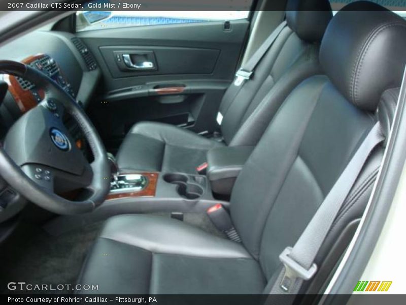 Gold Mist / Ebony 2007 Cadillac CTS Sedan