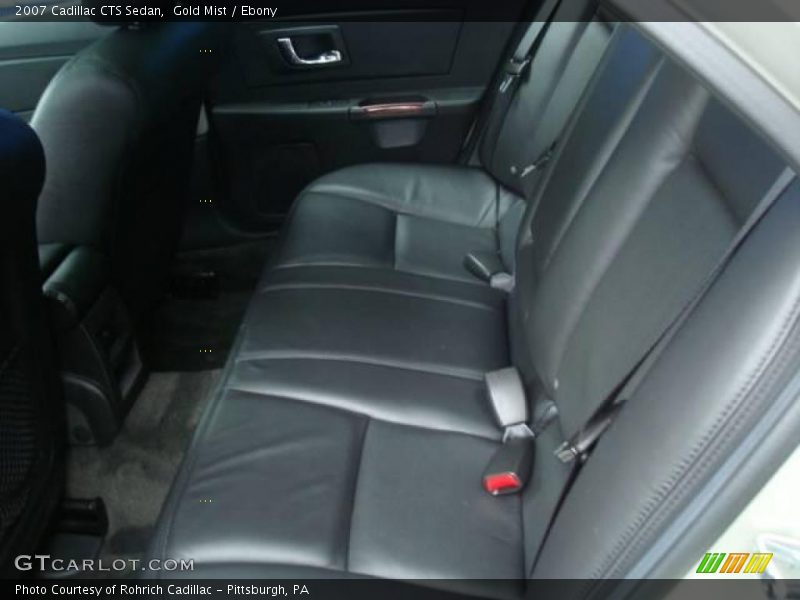 Gold Mist / Ebony 2007 Cadillac CTS Sedan
