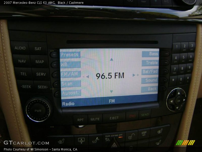 Black / Cashmere 2007 Mercedes-Benz CLS 63 AMG