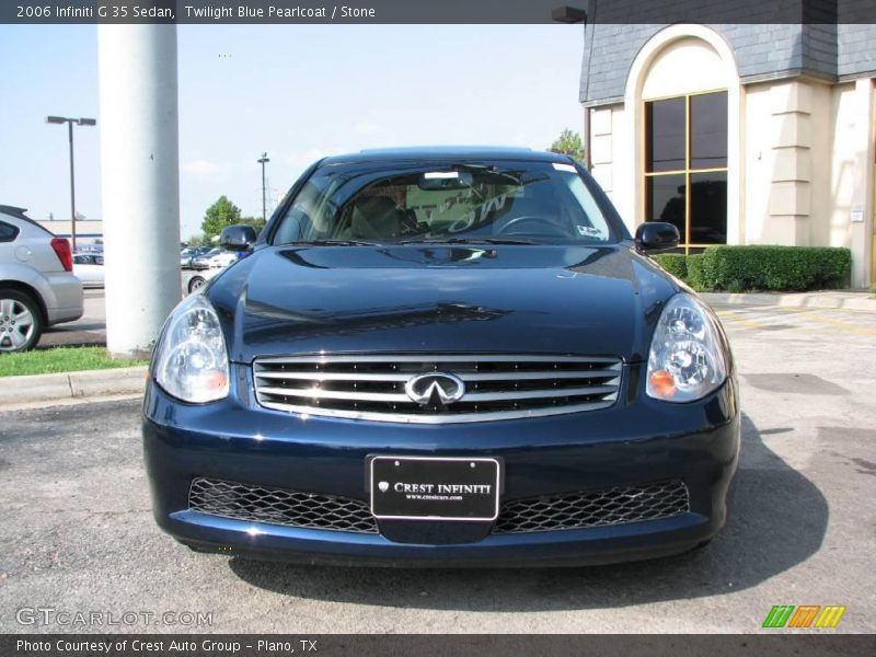 Twilight Blue Pearlcoat / Stone 2006 Infiniti G 35 Sedan