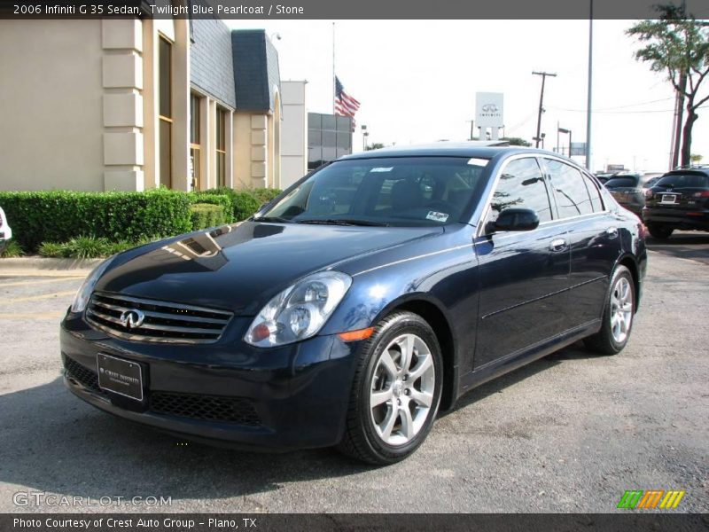 Twilight Blue Pearlcoat / Stone 2006 Infiniti G 35 Sedan