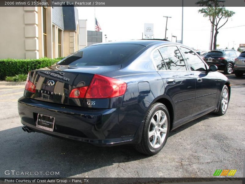 Twilight Blue Pearlcoat / Stone 2006 Infiniti G 35 Sedan