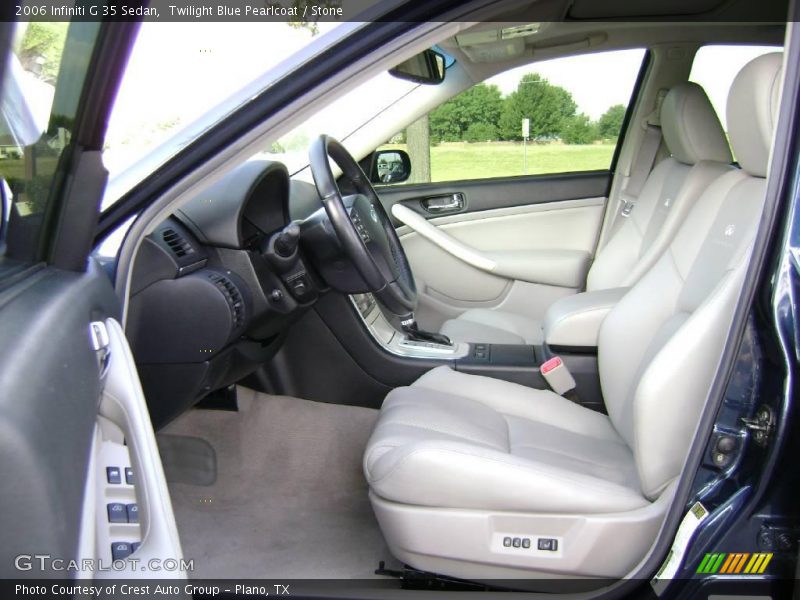Twilight Blue Pearlcoat / Stone 2006 Infiniti G 35 Sedan