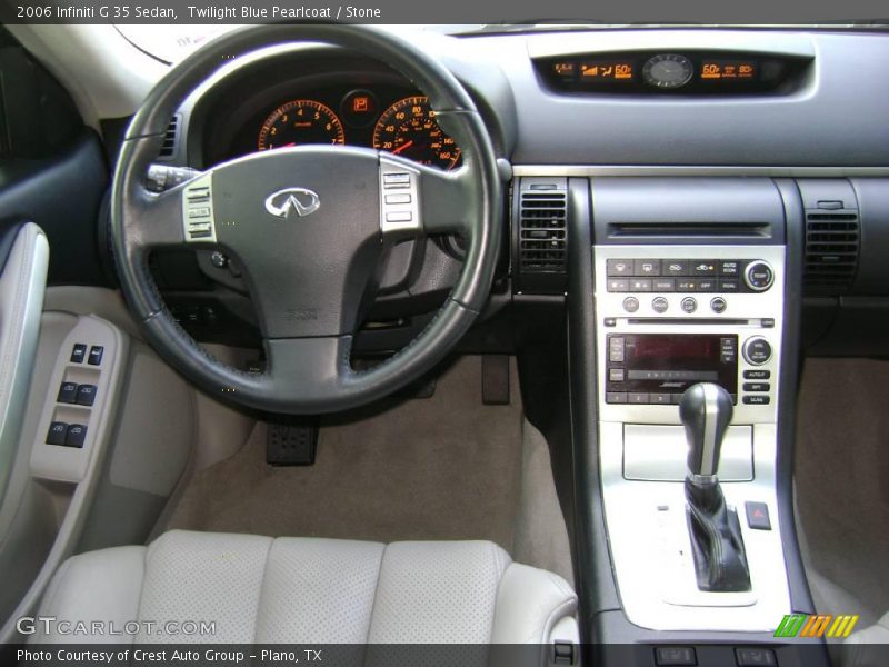 Twilight Blue Pearlcoat / Stone 2006 Infiniti G 35 Sedan
