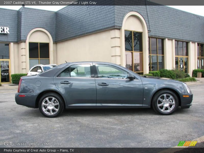 Thunder Gray ChromaFlair / Light Gray 2007 Cadillac STS V6