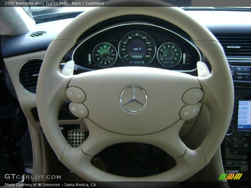 Black / Cashmere 2007 Mercedes-Benz CLS 63 AMG